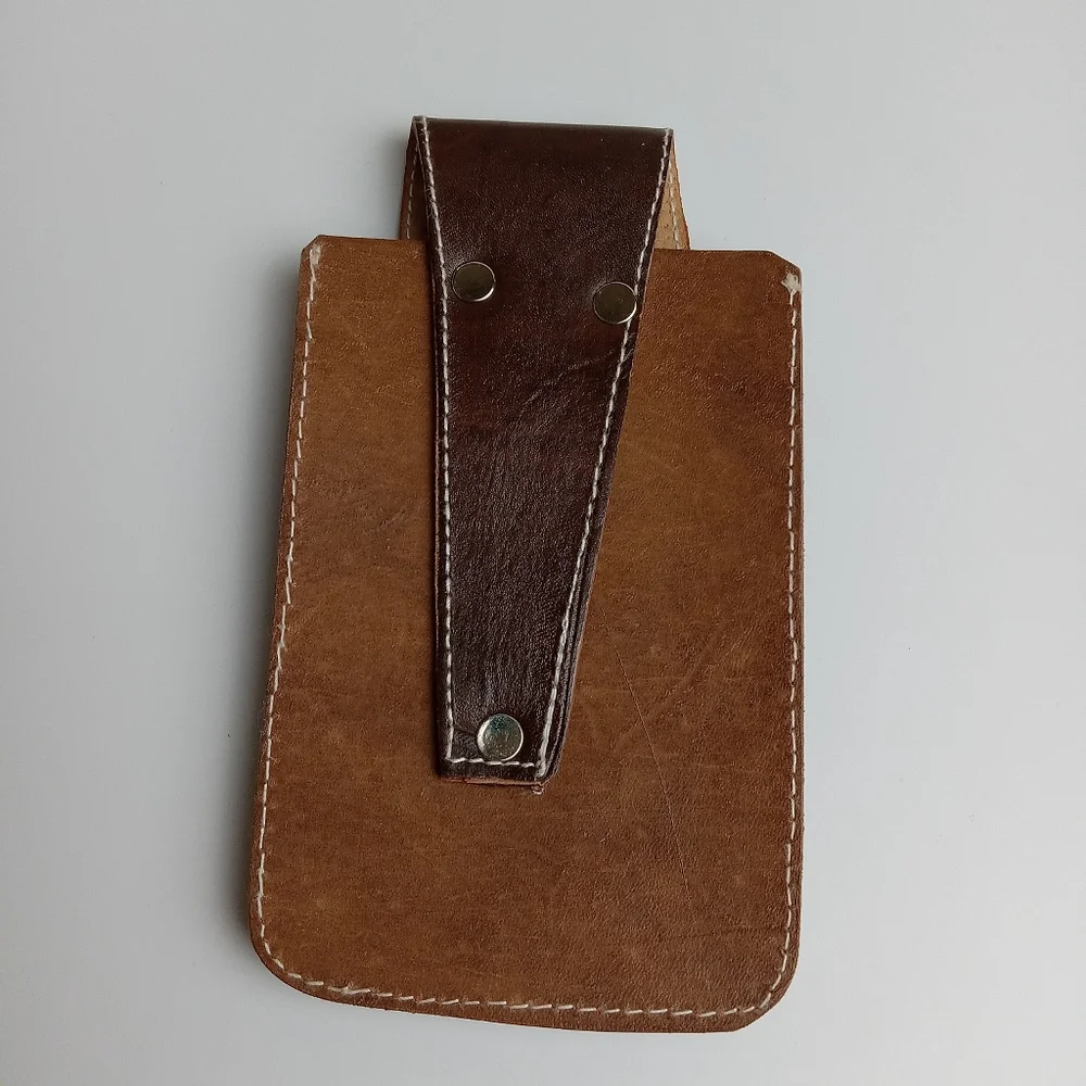 WESTERN LEATHER CELL PHONE CASE, FUNDA VAQUERA DE CUERO‎ COWBOY RODEO PHONE CASE